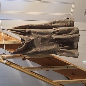 Floral skater shorts romper